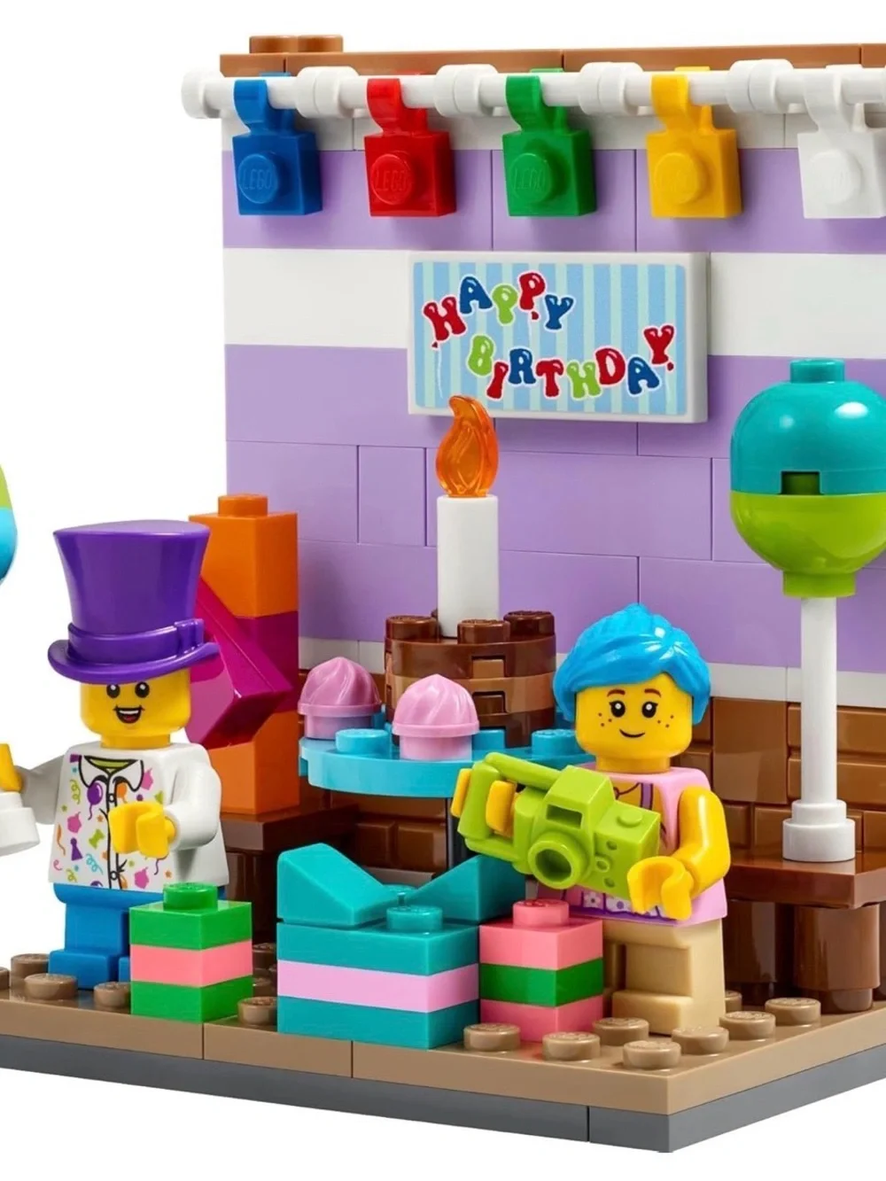 LEGO Birthday Party Display